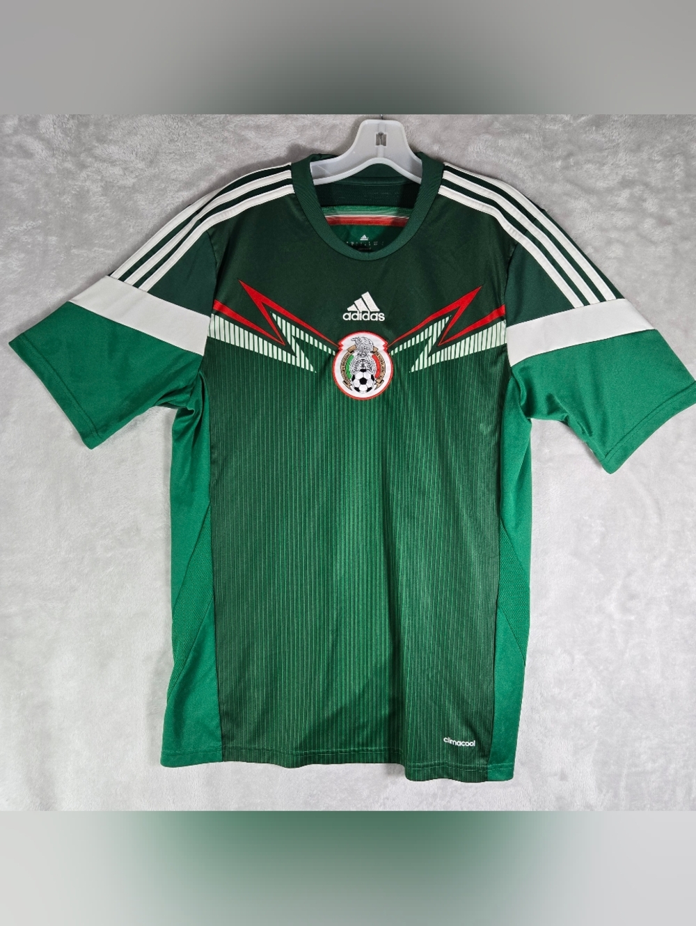 Adidas Mexico National Team 2014 World Cup Home Soccer Jersey Mens Medium M